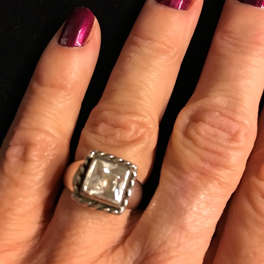 Silpada cubic zirconia ring